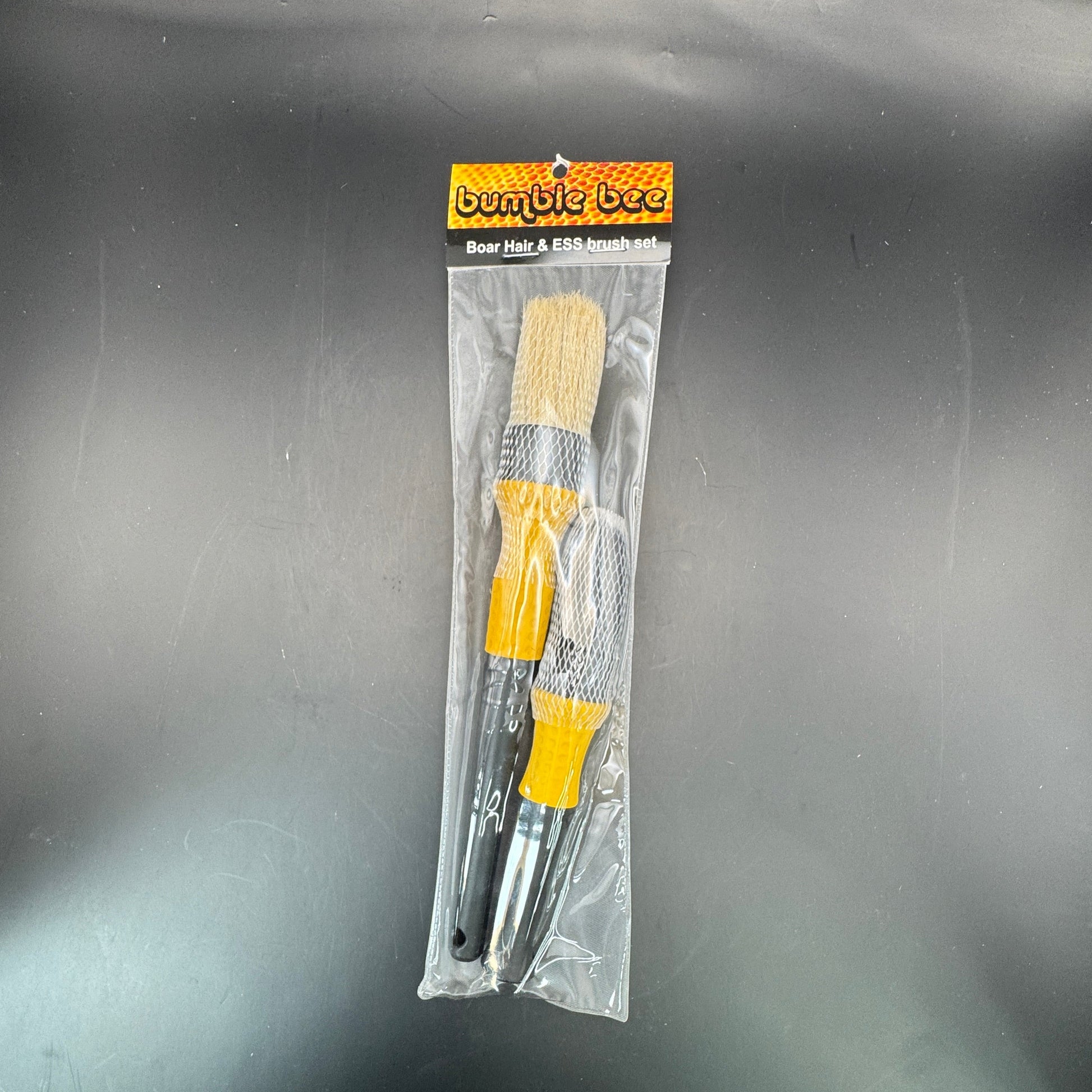 Golden State Bumble Bee Boar Hair & ESS Brush Set