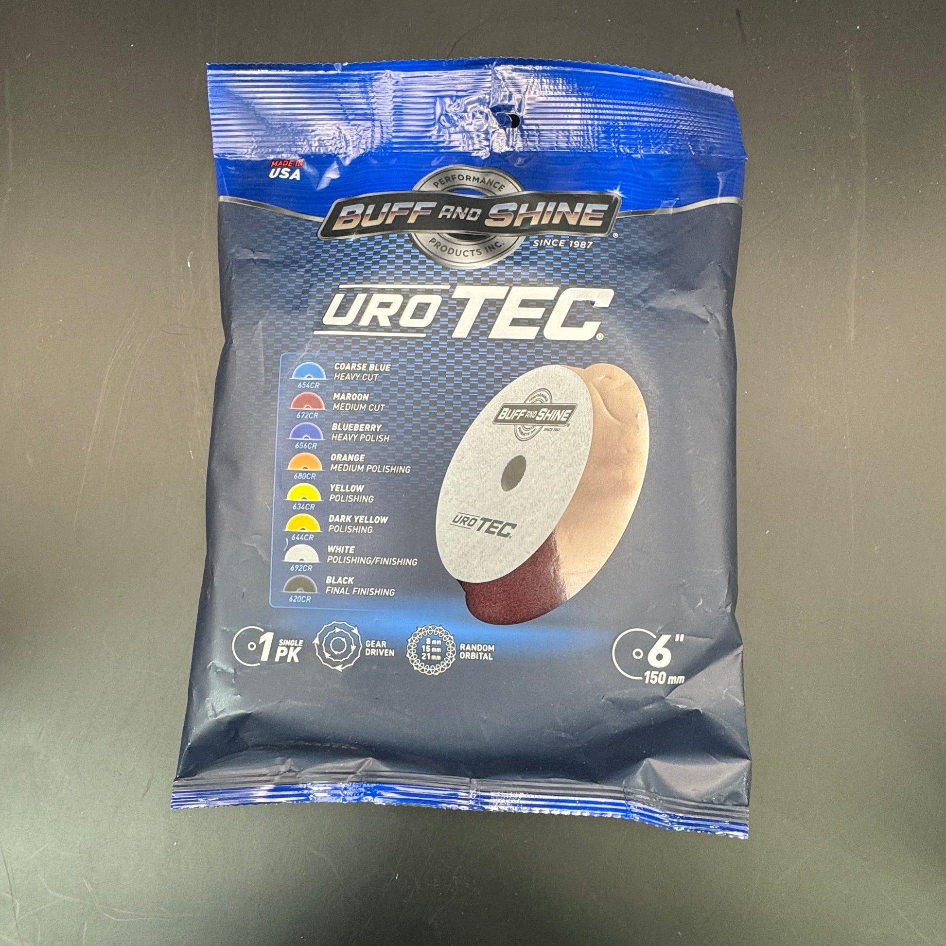 Buff & Shine Maroon Foam Medium Cut Pad