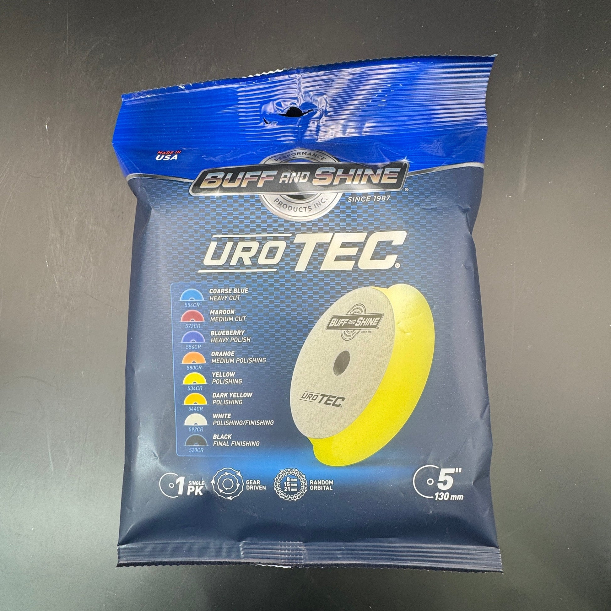 Buff & Shine Uro Tec Foam Yellow Polishing Pad