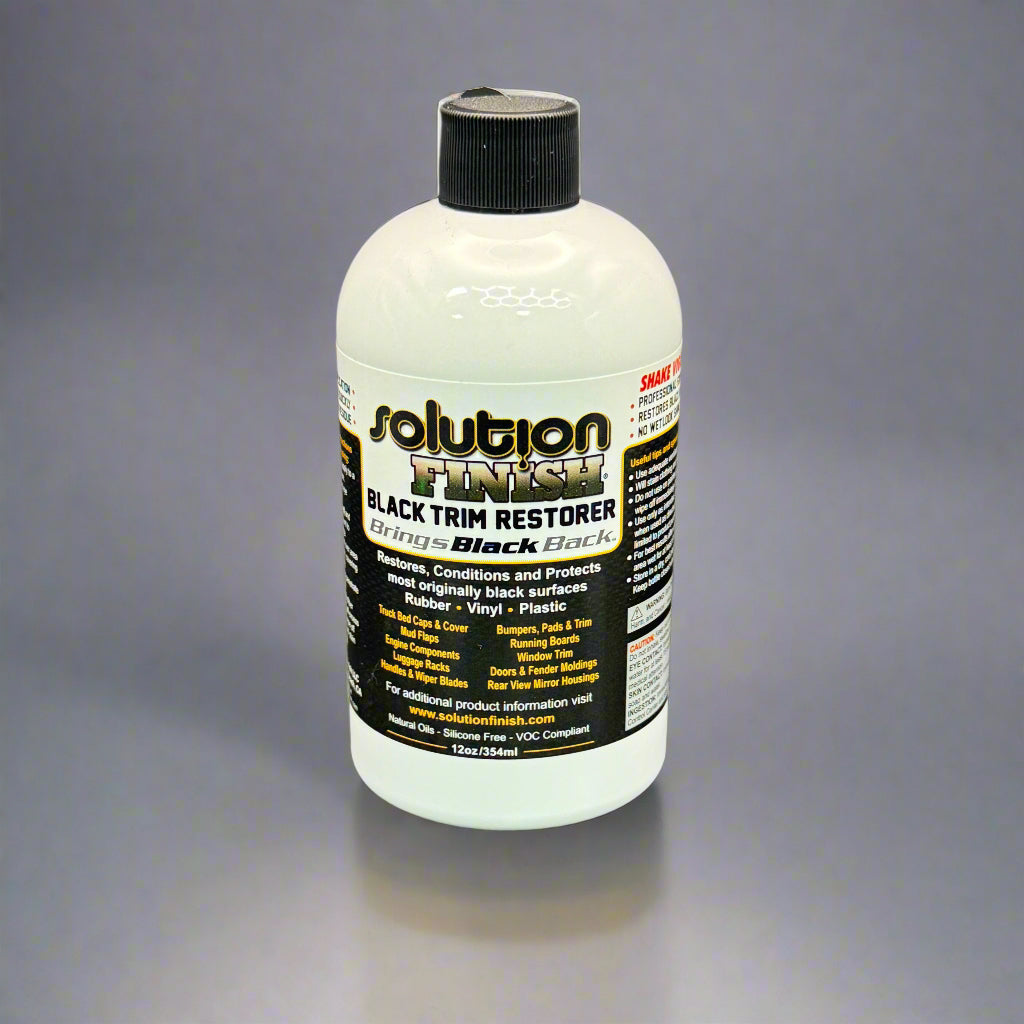 Solution Finish Black Trim Restorer