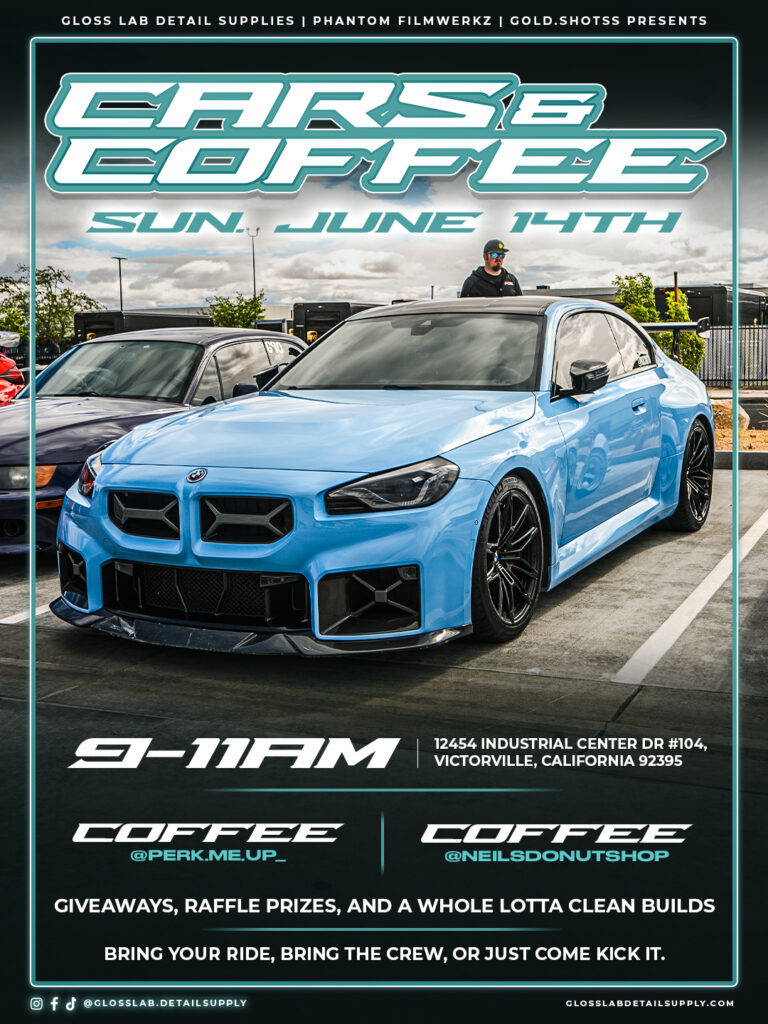 Gloss Lab - Cars and Coffee June 2026 - Feed Post